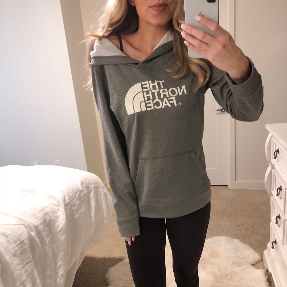 Hooded Sweatshirt (Grey/White)
